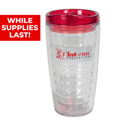 50TH ANNIVERSARY 16 OZ TRITAN TUMBLER