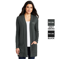 LADIES  LONG POCKET CARDIGAN