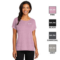 LADIES LUUMA CUFFED SHORT SLEEVE